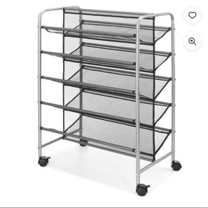 5 Tier, 30 Pair, Metal Mess Shoe Rack